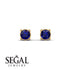 Minimalist Sapphire Earrings - Myla No. 13
