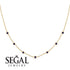 Minimalist Bezel Sapphire Necklace - Liv No. 13 image 3