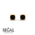 Minimalist Black Diamond Earrings - Myla No. 7 image 5