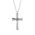 Minimalist Diamond Cross Necklace - Philip No. 3