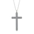 Minimalist Diamond Cross Necklace - Aaron No. 3