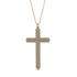 Minimalist Diamond Cross Necklace - Aaron No. 1