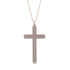 Minimalist Diamond Cross Necklace - Aaron No. 2