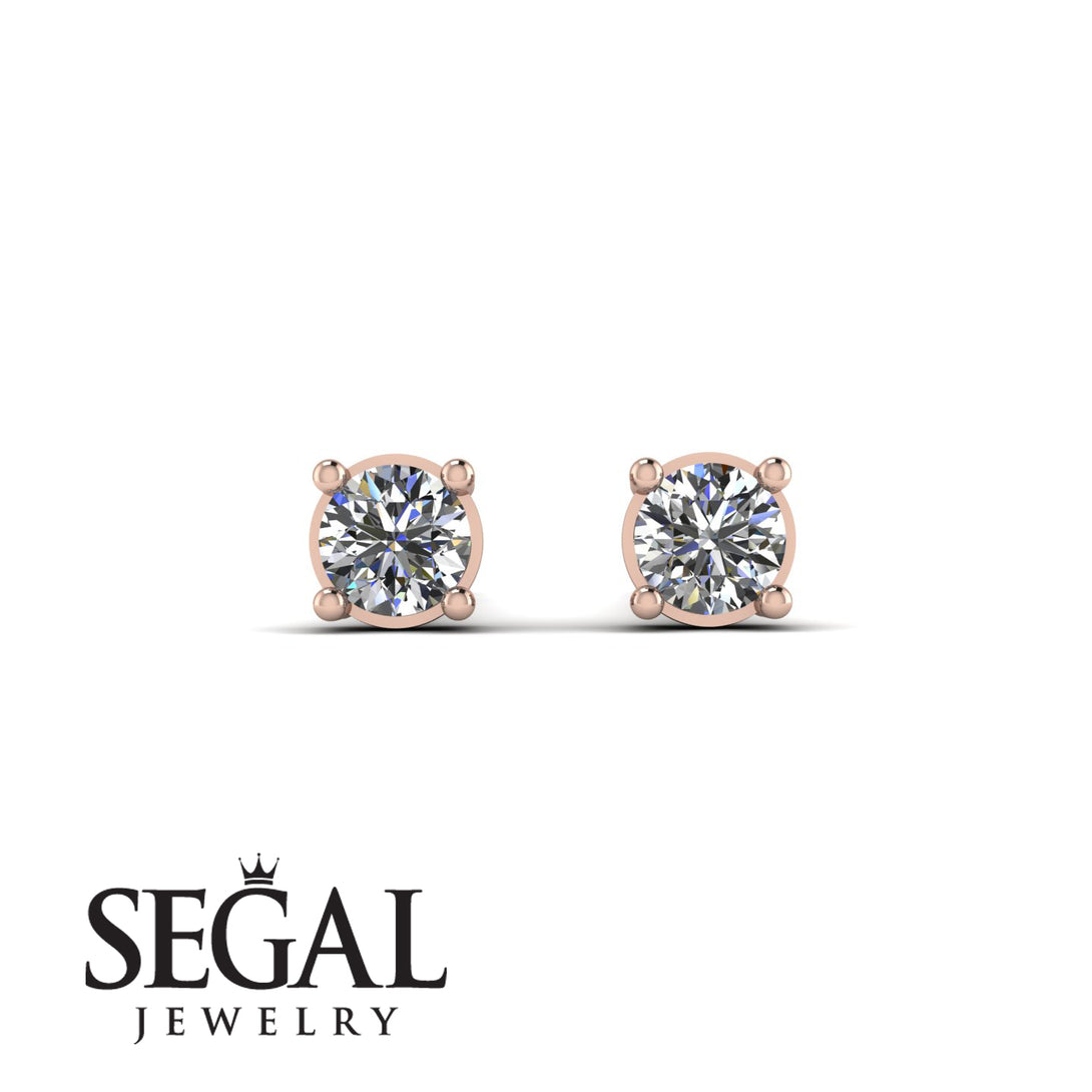 Minimalist Diamond Earrings - Myla No. 2