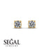 Minimalist Diamond Earrings - Myla No. 1