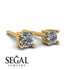 Minimalist Diamond Earrings - Myla No. 1 image 2