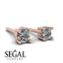 Minimalist Diamond Earrings - Myla No. 2
