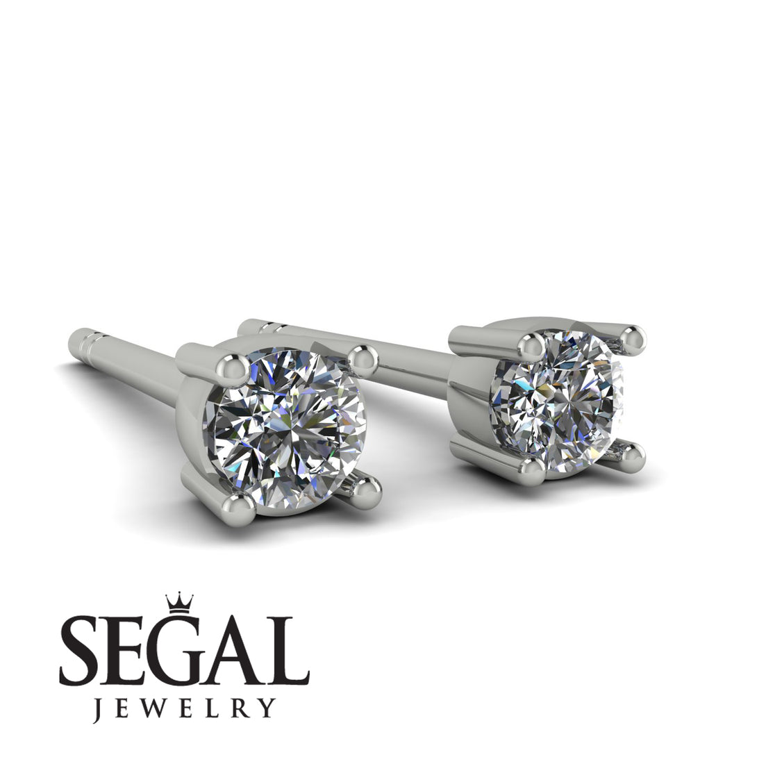 Minimalist Diamond Earrings - Myla No. 3
