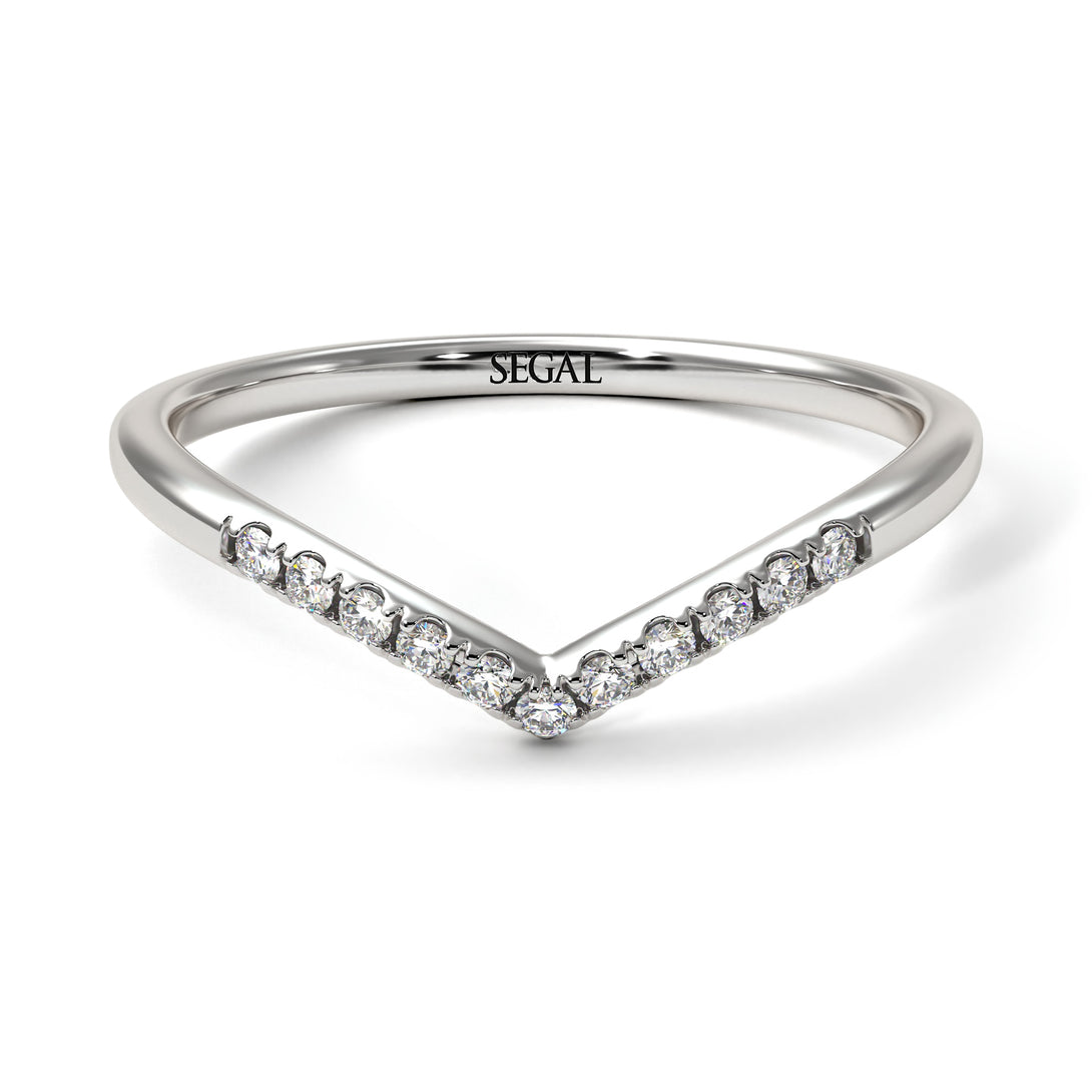 Minimalist V Diamond Ring - Margaret No. 3
