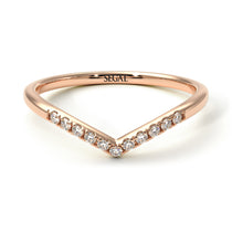 Minimalist V Diamond Ring - Margaret No. 2 image 1