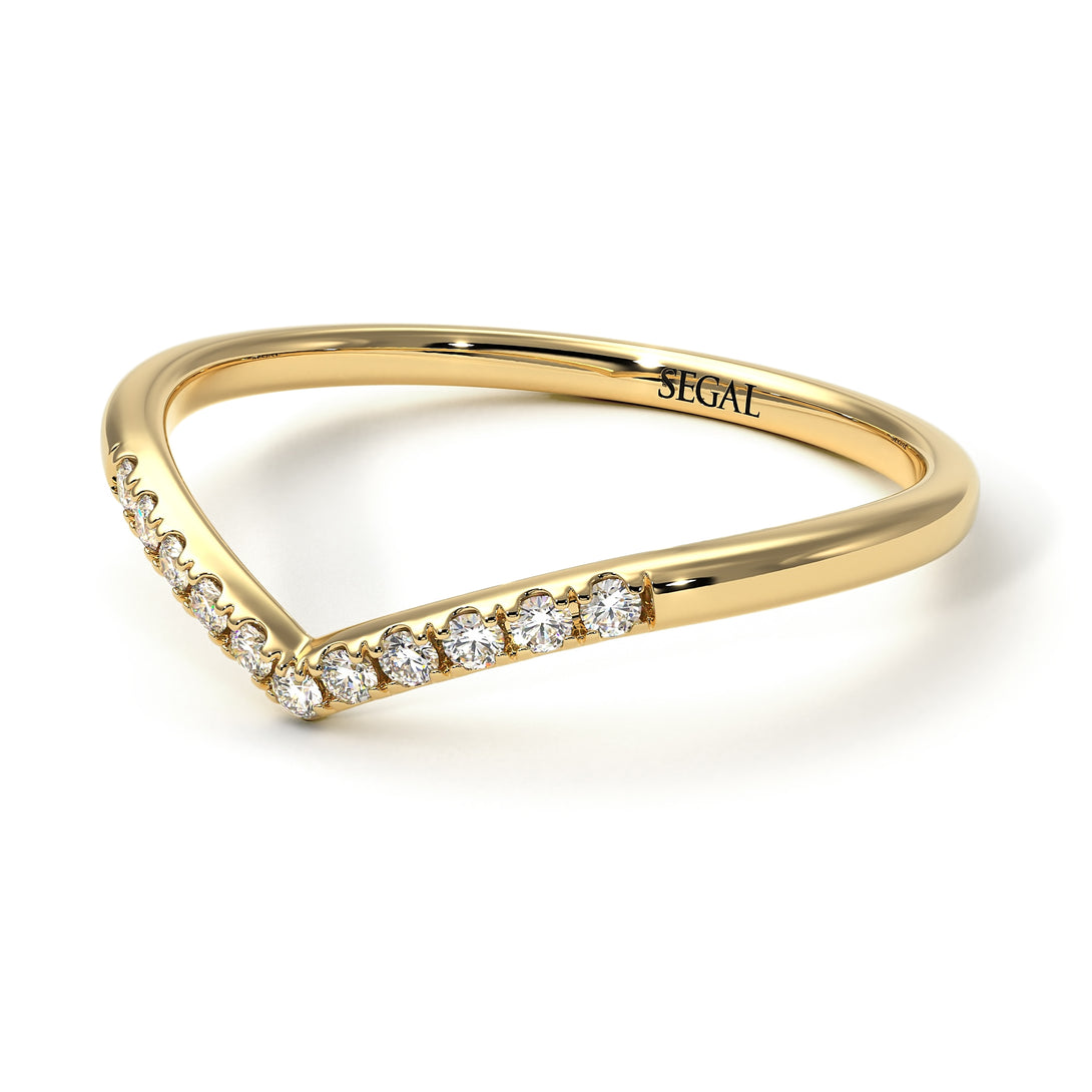 Minimalist V Diamond Ring - Margaret No. 1