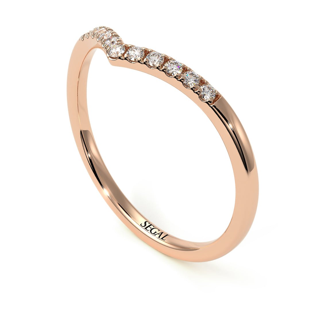 Minimalist V Diamond Ring - Margaret No. 2