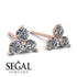 Minimalist Diamond Stud Earrings - Jillian No. 2