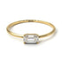 Minimalist Emerald Cut Diamond Ring - Isla No. 1