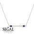 Minimalist Pear Sapphire Necklace - Melissa No. 15 image 4