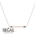 Minimalist Pear Diamond Necklace - Melissa No. 2 image 4