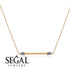 Minimalist Pear Diamond Necklace - Melissa No. 1 image 4