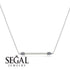 Minimalist Pear Diamond Necklace - Melissa No. 3