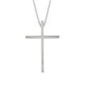 Minimalist Thin Latin Cross Necklace - Matthias No. 3