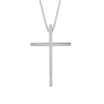 Minimalist Thin Latin Cross Necklace - Matthias No. 3 image 1