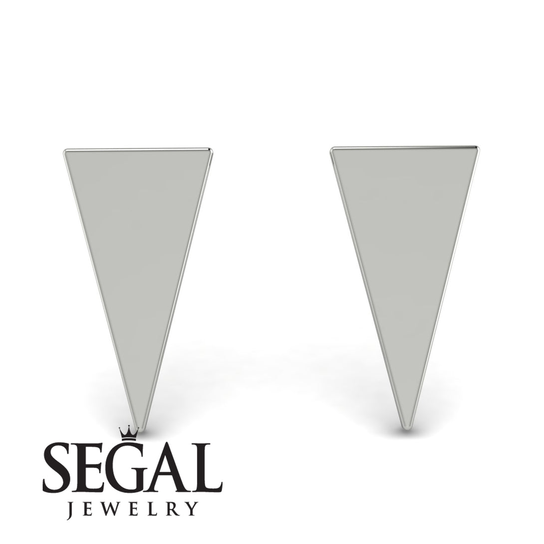 Minimalist Triangle Earrings - Hunter No. 3