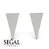 Minimalist Triangle Earrings - Hunter No. 3 image 5