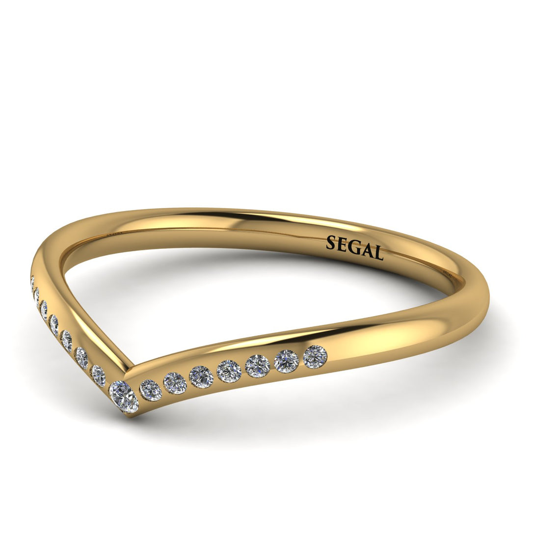 Minimalist V Diamond Ring - Margaret No. 1
