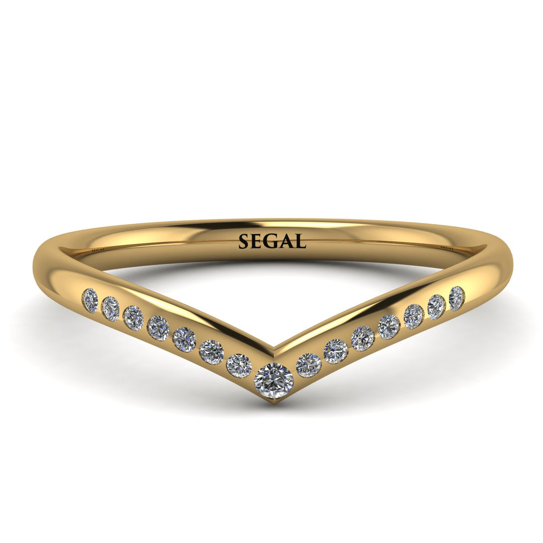 Minimalist V Diamond Ring - Margaret No. 1