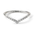 Minimalist V Diamond Ring - Margaret