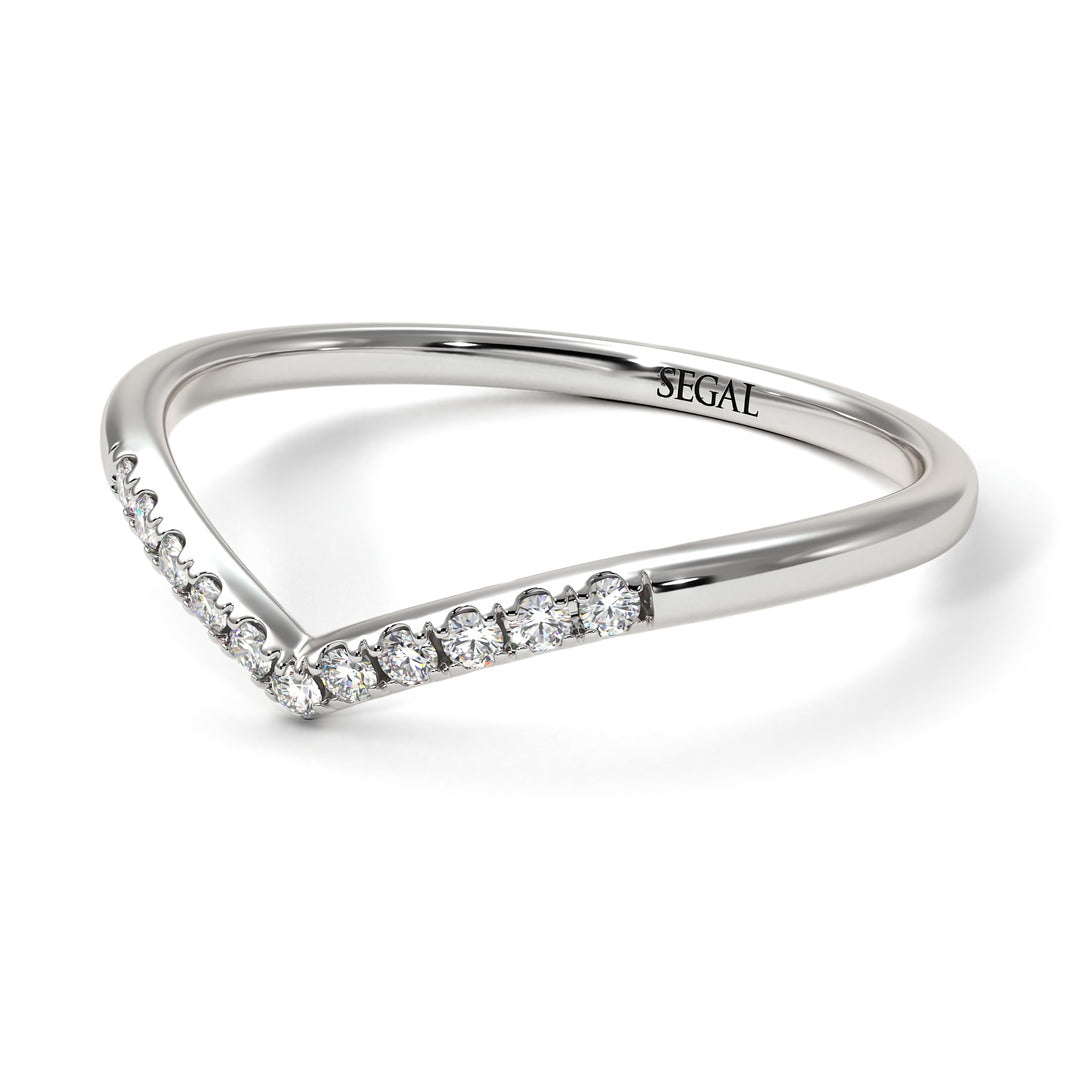 Minimalist V Diamond Ring - Margaret