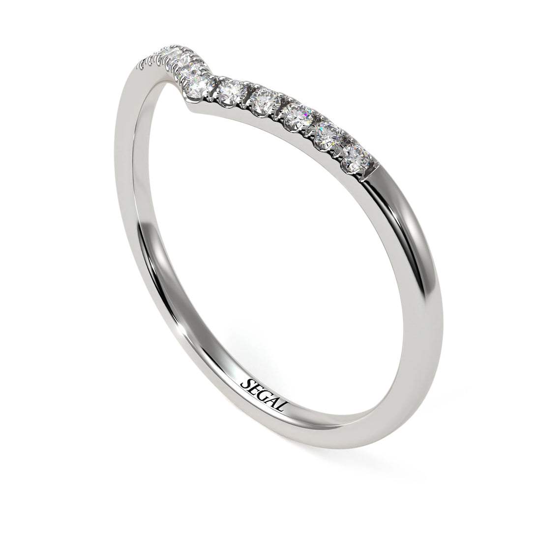 Minimalist V Diamond Ring - Margaret