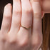 Minimalist V Diamond Ring - Margaret