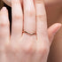Minimalist V Diamond Ring - Margaret No. 2