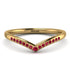 Minimalist V Ruby Ring - Margaret No. 10 image 1