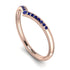 Minimalist V Sapphire Ring - Margaret No. 14 image 2