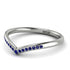 Minimalist V Sapphire Ring - Margaret No. 15