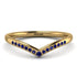 Minimalist V Sapphire Ring - Margaret No. 13 image 1