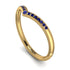 Minimalist V Sapphire Ring - Margaret No. 13 image 3
