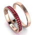 Balance Ratio Ruby Band - Iris No. 11