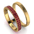 Balance Ratio Ruby Band - Iris No. 10