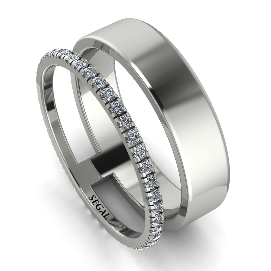 Golden Ratio Diamond Band - Isabel No. 3