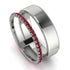 Golden Ratio Ruby Band - Isabel No. 12 image 1