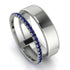 Golden Ratio Sapphire Band - Isabel No. 15 image 1