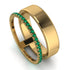 Golden Ratio Emerald Band - Isabel No. 4 image 1