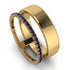 Golden Ratio Sapphire Band - Isabel No. 13 image 1