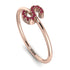 Initial Ruby Ring - Raegan No. 11
