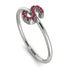 Initial Ruby Ring - Raegan No. 12