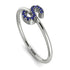 Initial Sapphire Ring - Raegan No. 15