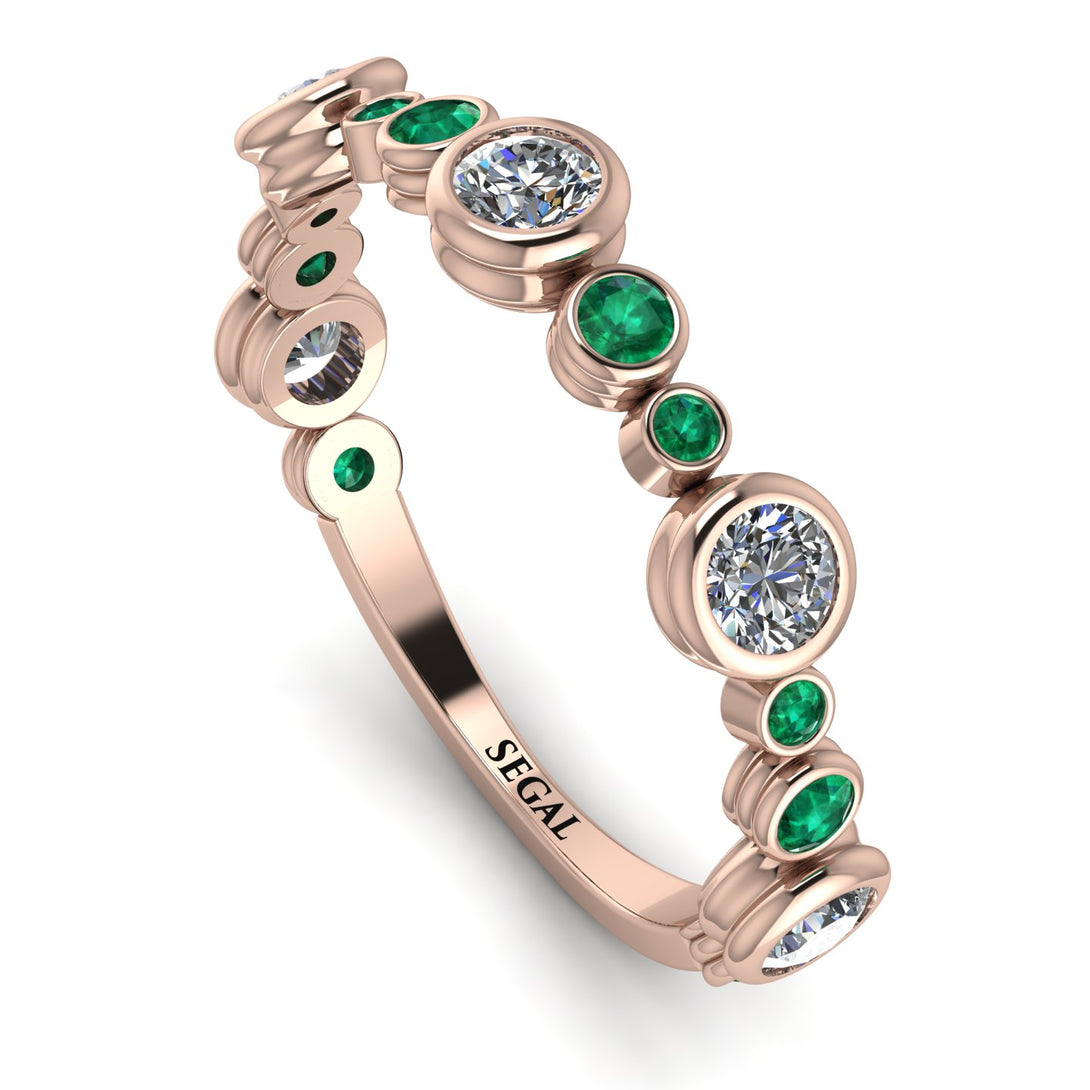 Bezel Diamond Eternity Band - Valeria No. 17