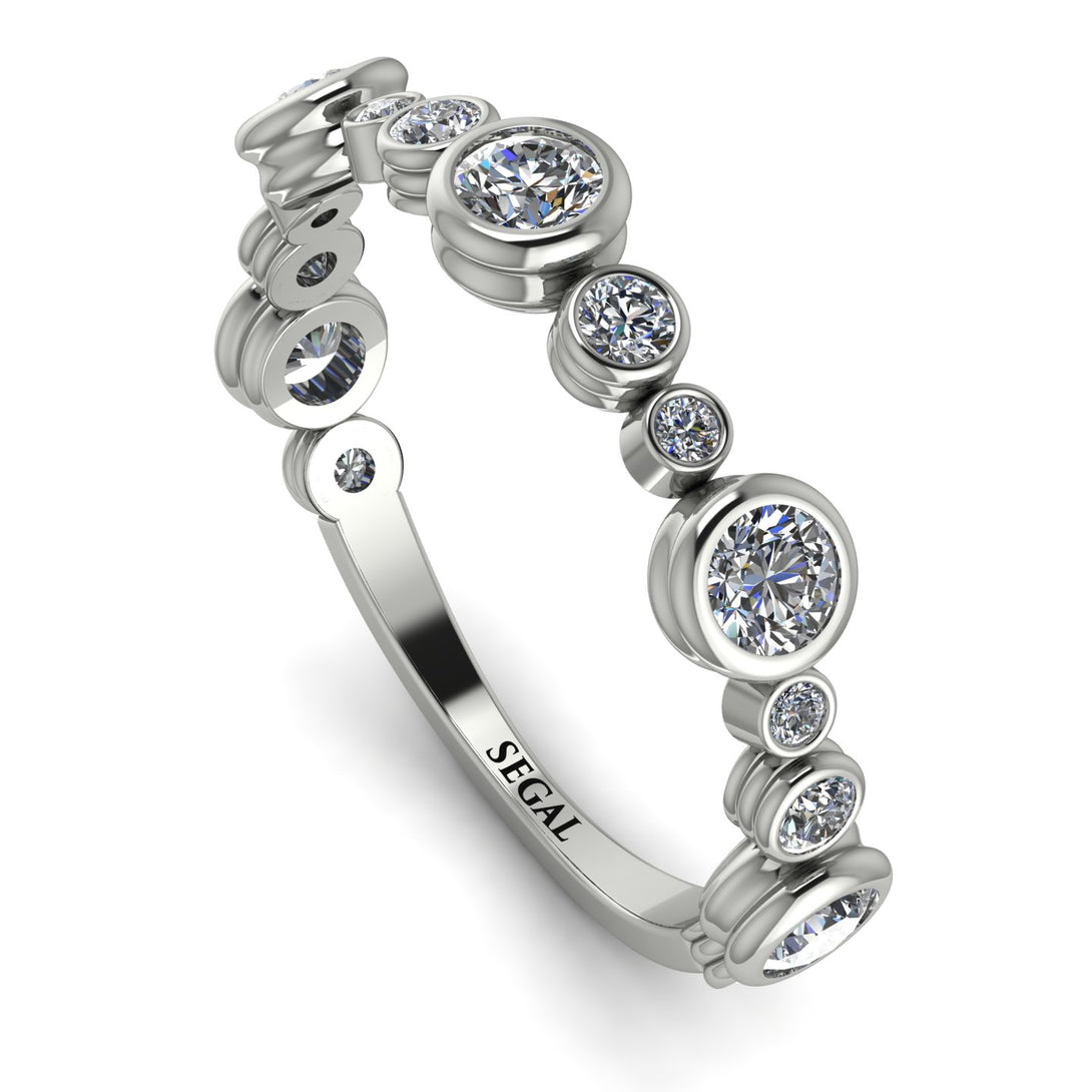 Bezel Diamond Eternity Band - Valeria No. 3